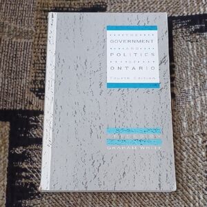 4/$40 The Government and Politics of Ontario - Paperback Book